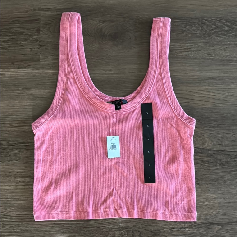 Banana Republic Coral Cropped Tank Top